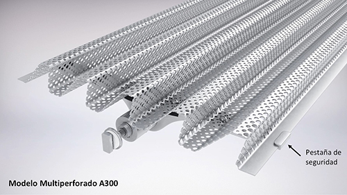 Briselux modelo multiperforado A300 Briselux modelo multiperforado A300